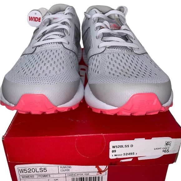 New Balance 520 W520LS5 Women’s Running Shoes Size 9 Wide Gray Sneakers Comfort - Picture 2 of 16